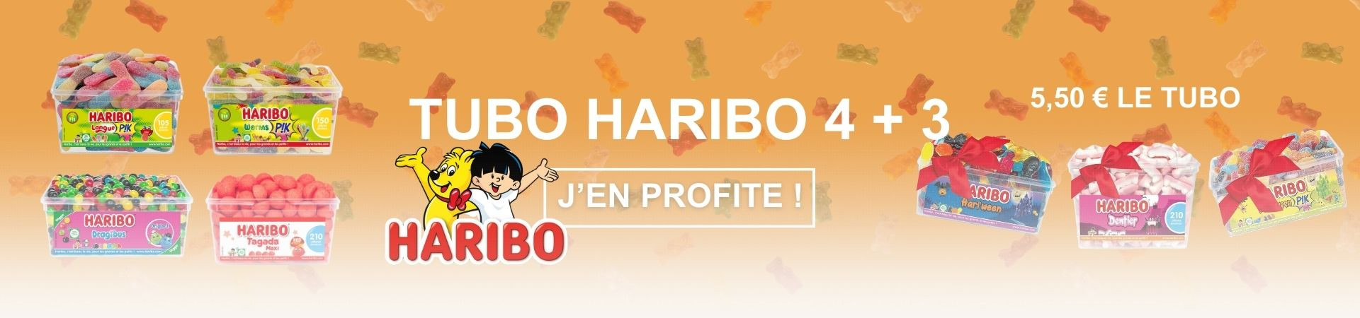 Bannière Offre tube Haribo - Publié le 4/03/2024